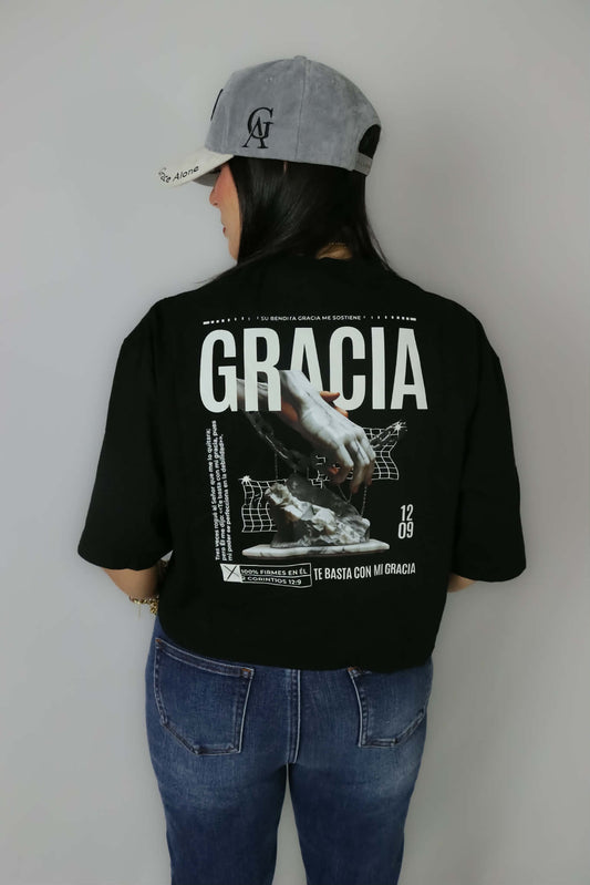 Gracia - 2 Corintios 12:9 - Crop Top